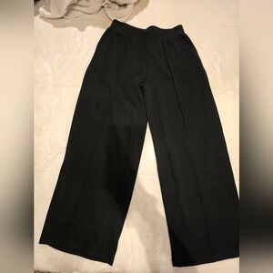 Black Wide-Leg Pants